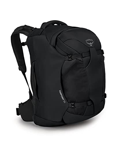 OSPREY FARPOINT 55L MEN'S TRAVEL BACKPACK - BLACK - Brand New