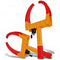 ZONETECH Wheel Lock Security Tire Clamp, 2 Pack - Red/Yellow - Like New