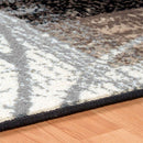 Superior Indoor Area Runner, Jute Backed, Modern Floral Decor, 2' 7" x 8', Beige - Brand New