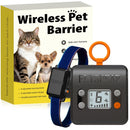 FLYSPEAR WIRELESS CAT BARRIER RECHARGEABLE WIRELESS BARRIER KIT BLACK/ORANGE - Like New