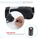 SERENELIFE GOLF LASER RANGE FINDER MONOCULAR PIN-SEEKING ZOOM - BLACK/SILVER - Like New