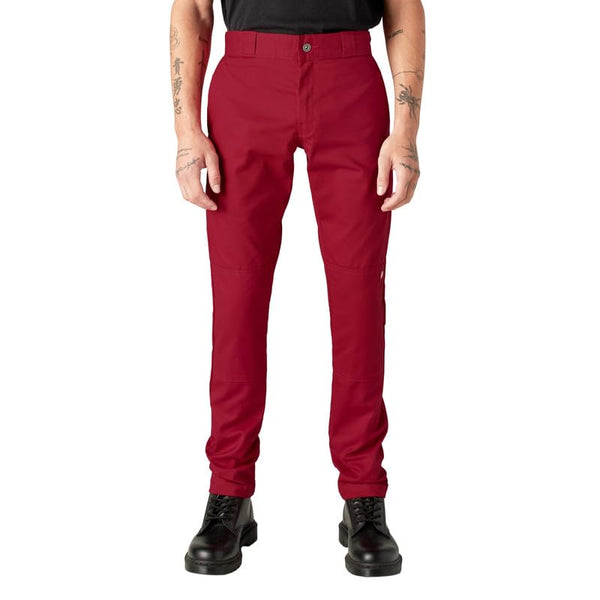 DICKIES MEN'S SKINNY STRAIGHT DOUBLE KNEE WORK PANTS - WP811ER - SIZE 36X32 - Brand New