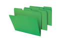 OFFICE DEPOT HEAVY-DUTY FILE FOLDERS 3/4" LETTER PACK OF 18 FOLDERS - GREEN - Brand New