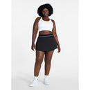 AVIA WOMEN'S ACTIVE SKORT WITH CURVED HEM - SIZE: WOMEN L - BLACK SOOT - Brand New