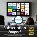 ANTENNAS DIRECT CLEARSTREAM FLEX AMPLIFIED INDOOR TV ANTENNA - BLACK - Like New