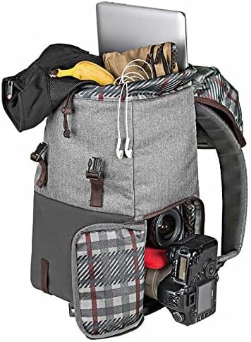 Manfrotto Camera BAG Backpack Windsor Explorer and Laptop for DSLR - GRAY Like New