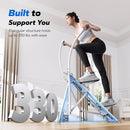 MERACH STAIR STEPPER ADJUSTABLE RESISTANCE FOLDABLE STAIR CLIMBER BRIGHT WHITE - Like New