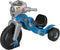 Fisher-Price Jurassic World Velociraptor Dinosaur Tricycle - BLUE AND SILVER Like New