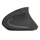 GLOGLOW 1600DPI ERGONOMIC VERTICAL MOUSE FOR LAPTOP - BLACK - Like New