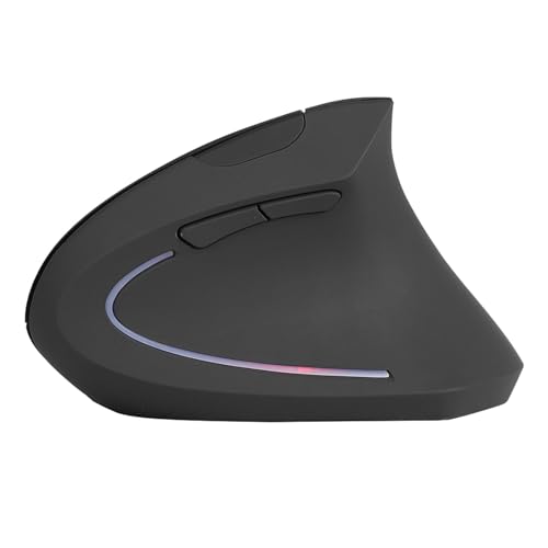 GLOGLOW 1600DPI ERGONOMIC VERTICAL MOUSE FOR LAPTOP - BLACK - Like New
