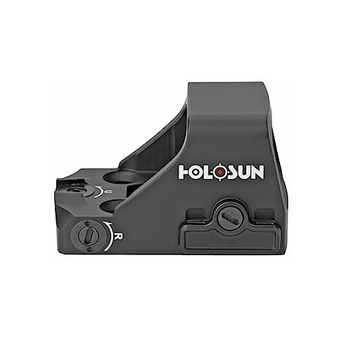 HOLOSUN HS407K X2 RED 6 MOA DOT OPEN REFLEX OPTICAL SIGHT - BLACK - Like New