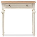 Baxton Studio Style Weathered Oak White Wash Distressed B01MR0YC1A - NEW - Brand New