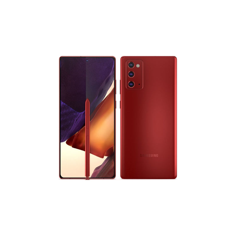 SAMSUNG GALAXY NOTE 20 5G DUOS 128GB UNLOCKED SM-N981U1 - MYSTIC RED - Like New