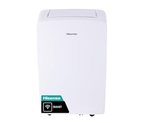 HISENSE 7000 BTU DOE 115V VENTED WIFI ENABLED PORTABLE AIR CONDITIONER -WHITE - Like New