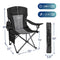 AsterOutdoor Camping Folding Chair Padded Quad Arm Chair - Like New