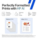 HP OFFICEJET PRO 8135E WIRELESS COLOR INKJET PRINTER SCAN FAX - BLACK/WHITE - Like New