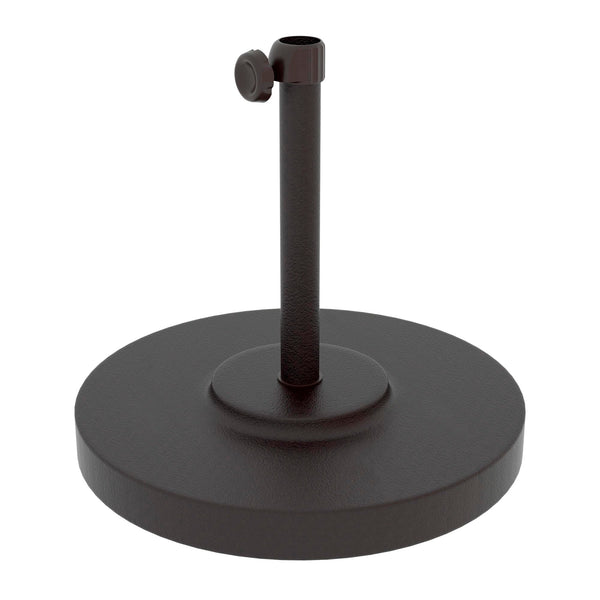 CALIFORNIA UMBRELLA 50LBS ROUND CONCRETE WEIGHTED POWDERCOATED - Scratch & Dent