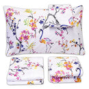 1500 Supreme Collection Extra Soft Botanical Bright Whimsical Watercolor Pattern - Like New