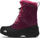 KIDS ALPENGLOW V WINTER BOOTS THE NORTH FACE - YOUTH 11 - BOYSENBERRY/TNF BLACK - Like New