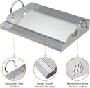 Onlyfire Universal Stainless Steel Griddle F1-BGG8201-SS - Silver - Like New