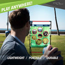 Sport Squad Endzone Challenge 2-in-1 Football Toss and Flying Disc Toss - Green - Like New