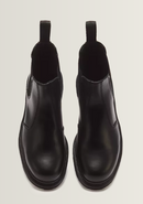 DR. MARTENS UNISEX MONO SMOOTH LEATHER CHELSEA BOOTS SIZE: MEN 8 WOMEN 9 - BLACK - Like New