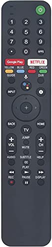 PROROK NEW VOICE REMOTE CONTROL FIT FOR SONY SMART TV RMF-TX500U - Black - Like New