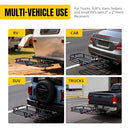 MaxxHaul 70107 53" x 19-1/2" Hitch Cargo Carrier - Black - Brand New