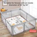 PIGLOG FOLDABLE BABY PLAY MAT 50X50 REVERSIBLE PORTABLE MAT FOR INFANTS GIRAFFE - Like New