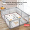 PIGLOG FOLDABLE BABY PLAY MAT 50X50 REVERSIBLE PORTABLE MAT FOR INFANTS GIRAFFE - Like New