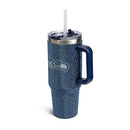 THE MEMORY COMPANY NFL GAME DAY TUMBLER 40OZ STAINLESS - SEAHAWKS - BLUE - Brand New