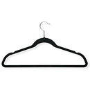 Honey-Can-Do 20-Pack Slim-Profile Non-Slip Velvet Hangers, HNG-09809 - Black - Brand New