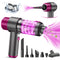 EYYA Car Vacuum Cleaner Cordless, 15000PA High Power - Gray & Pink - Brand New
