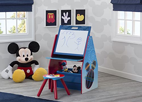 DELTA CHILDREN EASEL PLAY STATION DISNEY MICKEY MOUSE TE87598MM - RED/BLUE - Like New