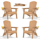 Nevilywood Folding Adirondack Chair B089-MW-FD-TEAK - Weather Resistant - Like New