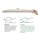 SUQ I OME Slim Sleeper Thin Latex Pillow for Sleeping Low Profile Ultra Thin - Like New