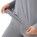 ALLBIRDS WOMEN'S NATURAL FLOW STUDIO LONG SLEEVE, SIZE S, MEDIUM GRAY - Brand New