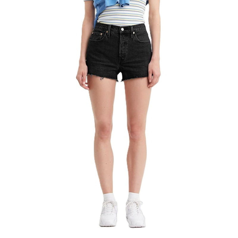 5632702112 LEVI'S WOMEN 501 ORIGINAL SHORTS SIZE WOMEN 27 LUNAR BLACK - Brand New