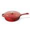 CUISINART CHICKEN FRYER 12" - RED GRADIENT - Brand New