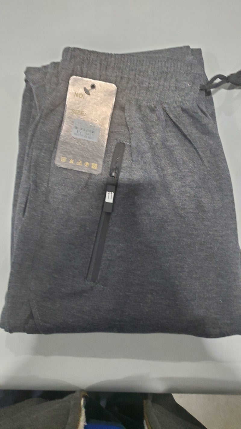 G-MAN MEN'S FASHION JOGGERS DRAW STRING SPORTS SWEAT PANTS - SIZE L - LIGHT GRAY - Brand New