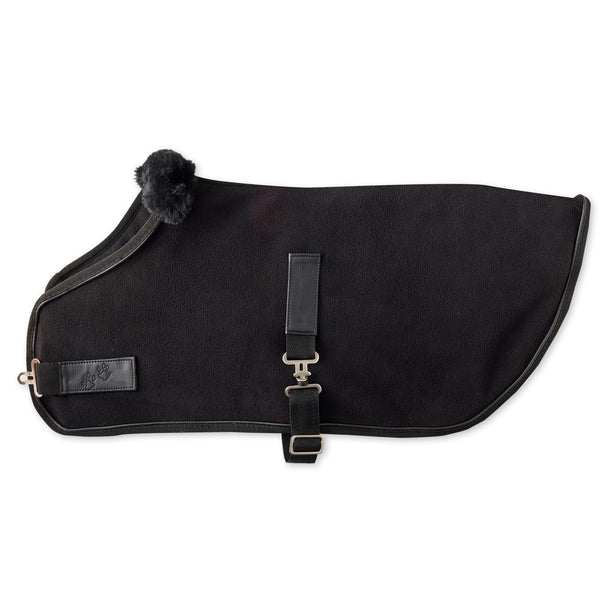 PP1V0EBL4XL PET PASSION RECYCLED POLAR FLEECE DOG COAT JACKET X-LARGE - BLACK - Brand New