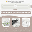 AKUVU FAUCET MAT FOR KITCHEN SINK - DIATOMITE SINK MAT, 23.6" X 3.9" - WHITE - Like New