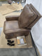 GENERIC LEATHER PUSH BACK RECLINER - BROWN - Like New