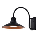 LUTEC 12" OUTDOOR WALL LIGHT - BLACK - Scratch & Dent