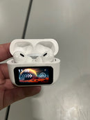 GENERIC GE5 PRO WHITE NOISE CANCELLING EAR BUDS WITH TOUCH SCREEN WHITE CASE - Like New