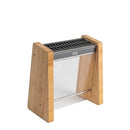 KUHN RIKON ICED BAMBOO KNIFE BLOCK MD-26751 - Natural - Like New