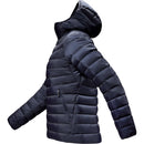 ARC'TERYX CERIUM SV HOODED DOWN JACKET - SIZE: WOMEN M - BLACK SAPPHIRE - Brand New
