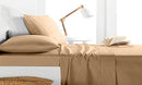 HOME SWEET HOME DREAMS MILANO 1000 THREAD COUNT 4 PC SHEET QUEEN - TAUPE - Like New