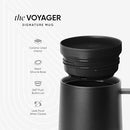 SIMPLE MODERN TRAVEL COFFEE MUG REUSABLE INSULATED COFFEE TUMBLER - BLUSH - Like New