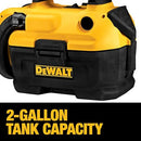 DEWALT 20V MAX CORDLESS WET-DRY VACUUM,PORTABLE SHOP 2 GALLON TANK NO BATTERY - Like New